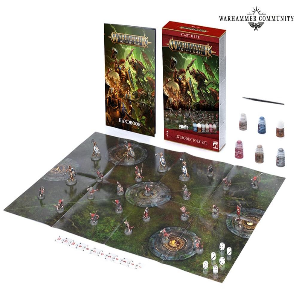 START HERE WARHAMMER AGE OF SIGMAR INTRODUCTORY SET CONTENTS