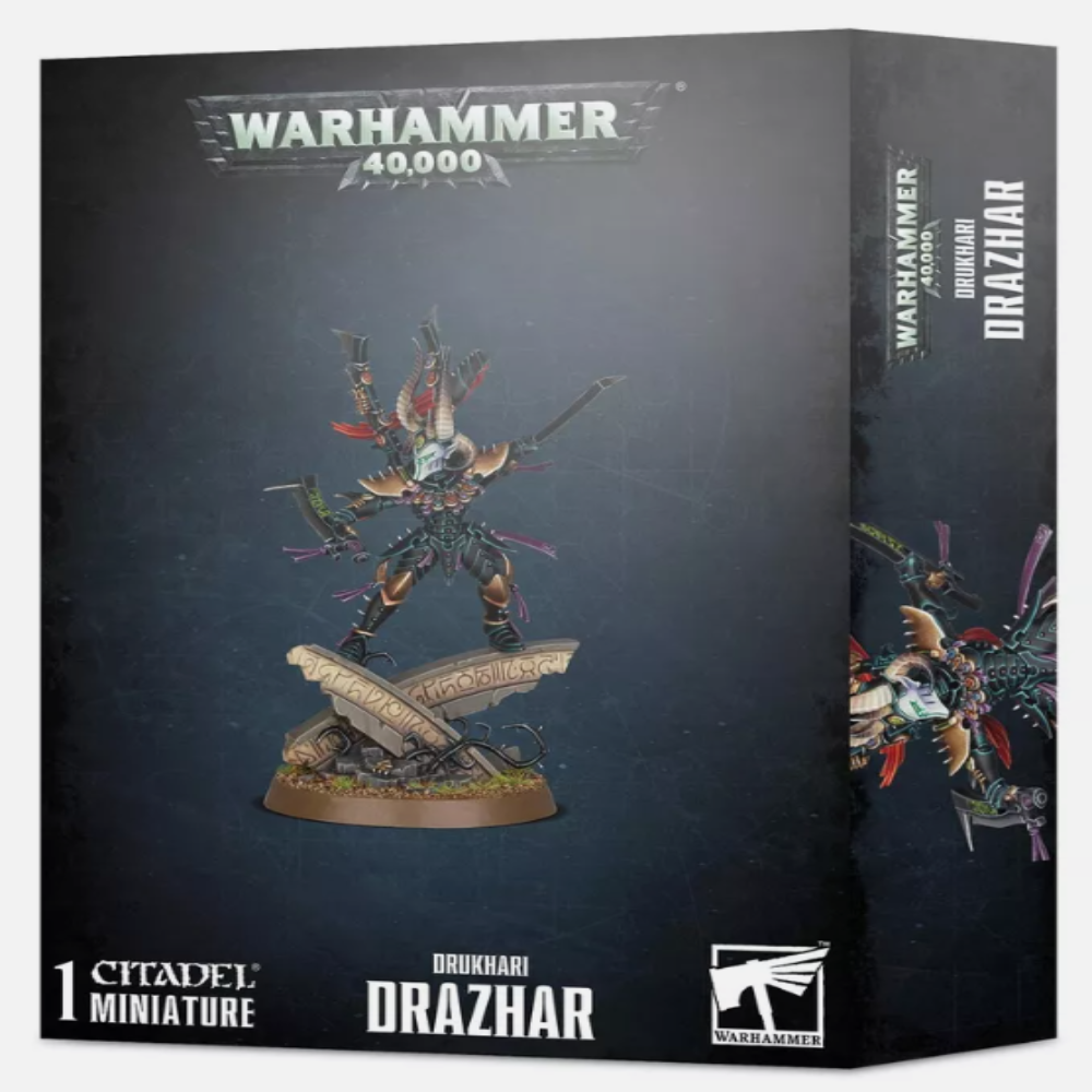 WARHAMMER 40k DRUKHARI DRAZHAR BOX FRONT