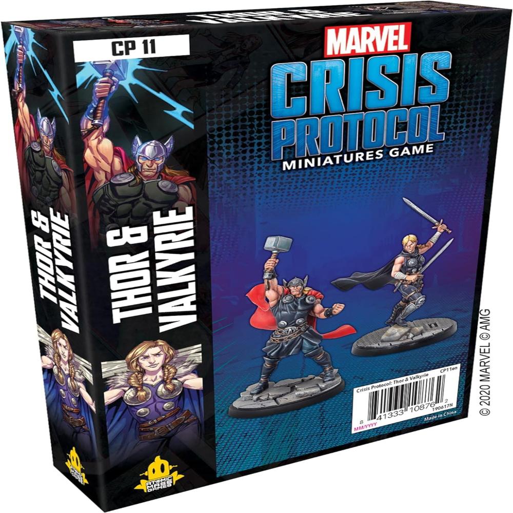 MARVEL CRISIS PROTOCOL CP11 THOR AND VALKYRIE BOX FRONT