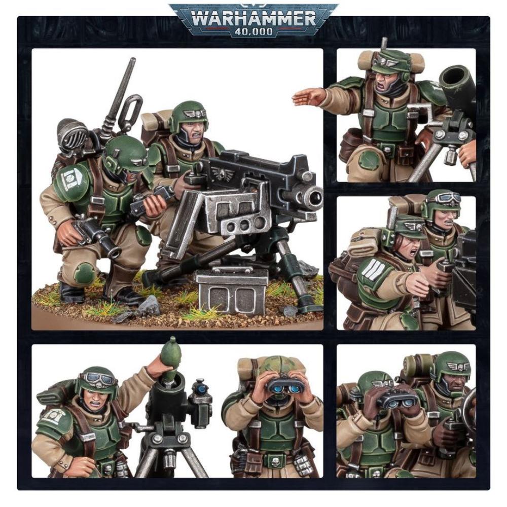 Warhammer : 40,000-Astra Militarum-Heavy Weapons Squad