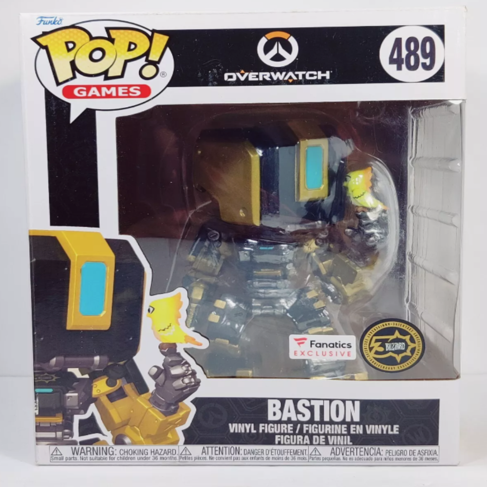 Funko Pop! Overwatch Bastion #489 Blizzard 30th Anniversary Fanatics Exclusive