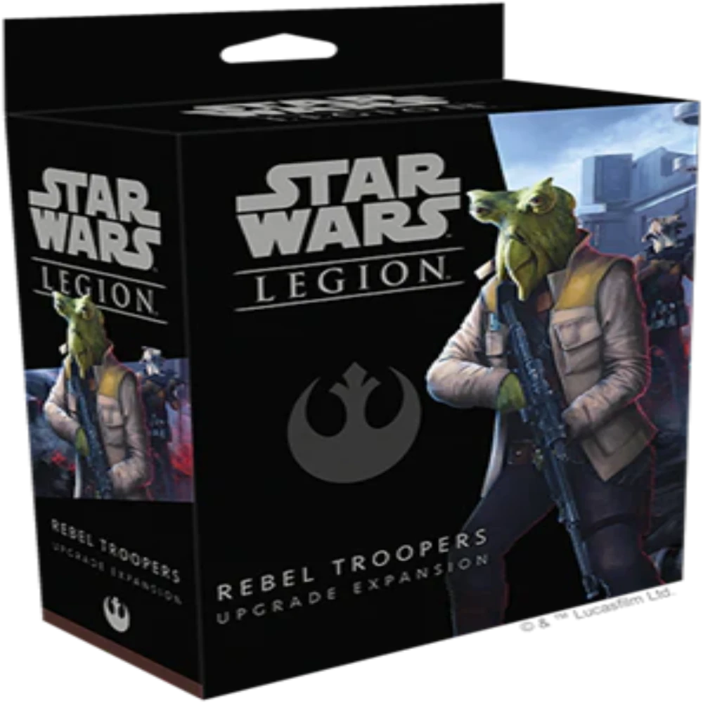 STAR WARS LEGION REBEL TROOPERS UPGRADE EXPANSION BOX FRONT