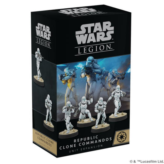 STAR WARS LEGION REPUBLIC CLONE COMMANDOS UNIT EXPANSION BOX FRONT