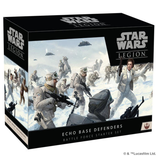 STAR WARS LEGION ECHO BASE DEFENDERS BATTLE FORCE STARTER SET BOX FRONT