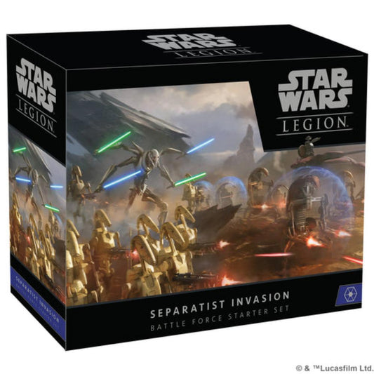 STAR WARS LEGION SEPARATIST INVASION BATTLE FORCE STARTER KIT BOX FRONT