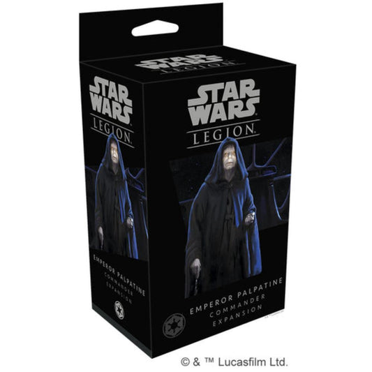 STAR WARS LEGION EMPEROR PALPATINE COMMANDER EXPANSION BOX FRONT