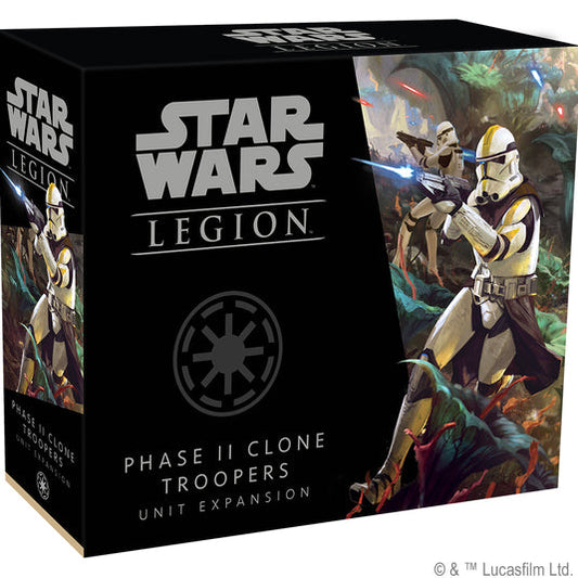 STAR WARS LEGION PHASE II CLONE TROOPERS UNIT EXPANSION BOX FRONT