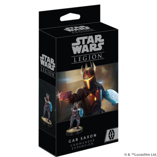 STAR WARS LEGION GAR SAXON COMMANDER EXPANSION BOX FRONT