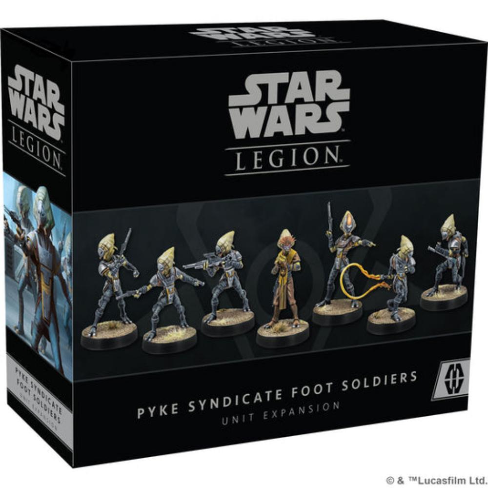 STAR WARS LEGION PYKE SYNDICATE FOOT SOLDIERS UNIT EXPANSION BOX FRONT