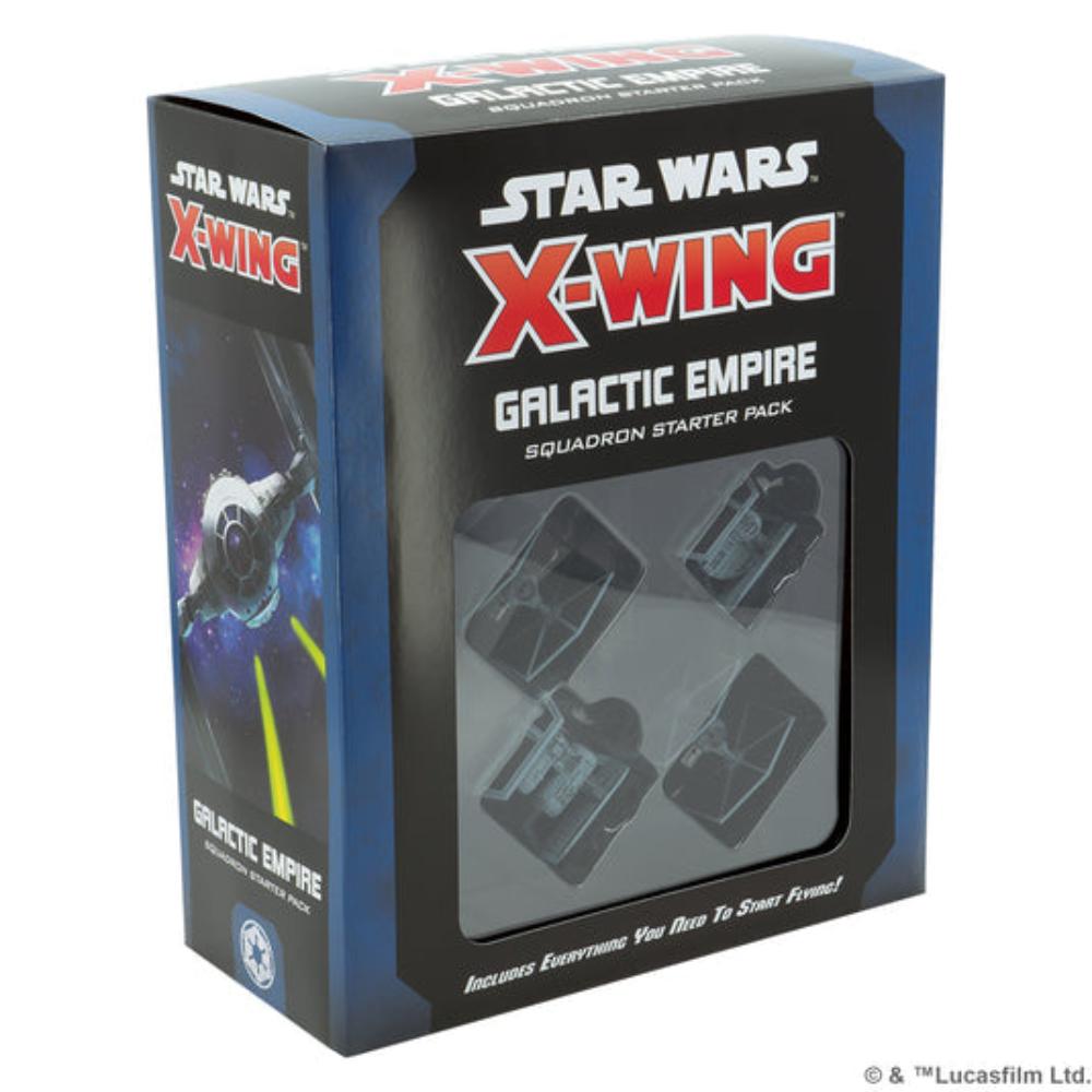 STAR WARS X-WING GALACTIC EMPIRE SQUADRON STARTER PACK BOX FRONT