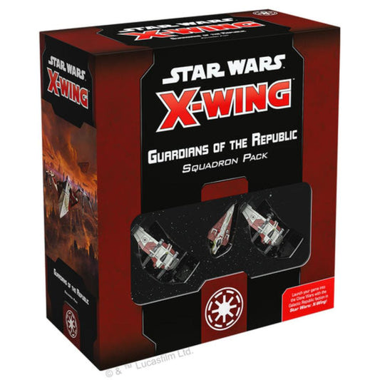 STAR WARS X-WING GUARDIANS OF THE REPUBLIC SQUADRON PACK BOX FRONT