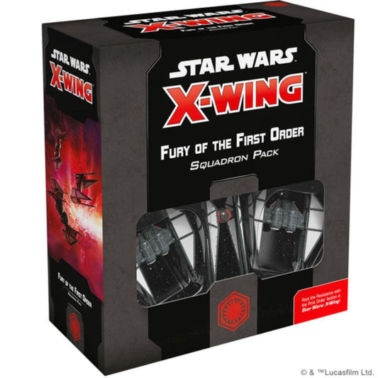 STAR WARS X-WING FURY OF THE FIRST ORDER SQUADRON PACK BOX FRONT