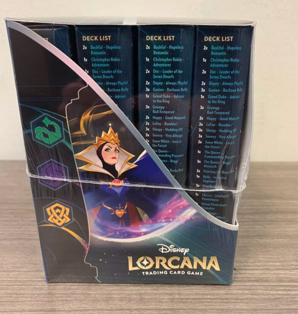 Disney Lorcana - Rise Of The Floodborn Sealed Case Of 8 Starter Decks