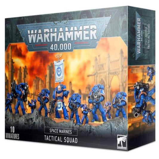 WARHAMMER 40k SPACE MARINES TACTICAL SQUAD BOX