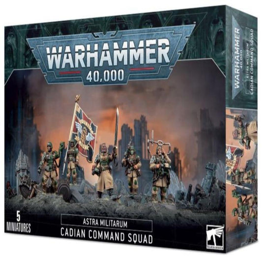 Warhammer 40k ASTRA MILITARUM CADIAN COMMAND SQUAD Box