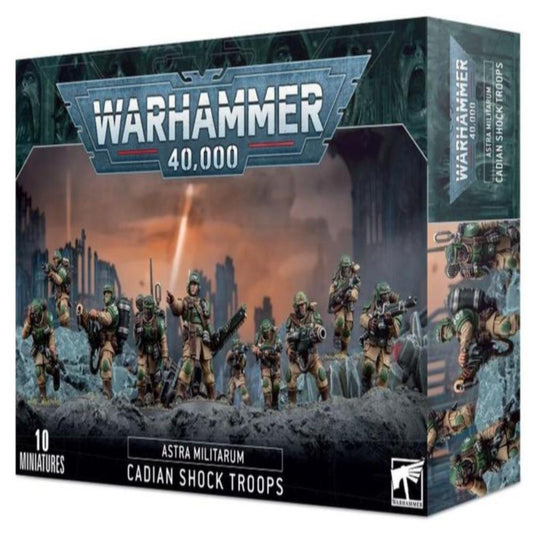 WARHAMMER 40k ASTRA MILITARUM CADIAN SHOCK TROOPS BOX