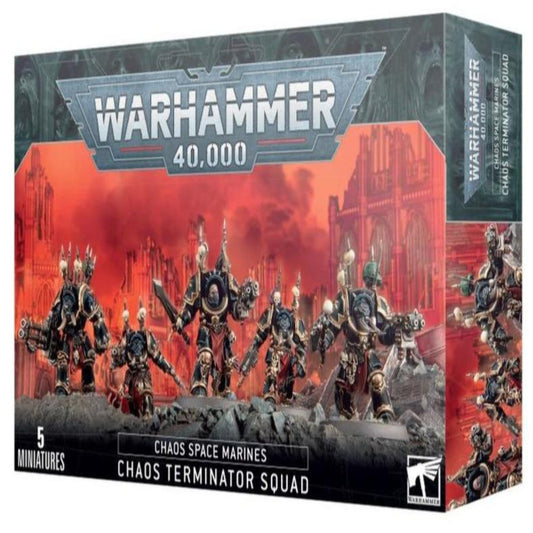 WARHAMMER 40k CHAOS SPACE MARINES CHAOS TERMINATOR SQUAD BOX