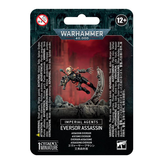 WARHAMMER 40k IMPERIAL AGENTS EVERSOR ASSASSIN PACKAGING