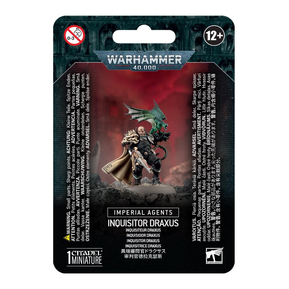 WARHAMMER 40k IMPERIAL AGENTS INQUISITOR DRAXUS PACKAGING