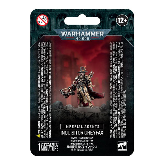 WARHAMMER 40k IMPERIAL AGENTS INQUISITOR GREYFAX PACKAGING