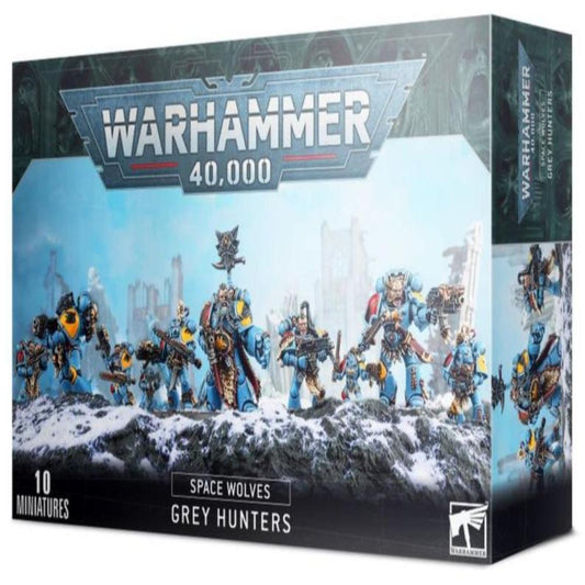 WARHAMMER 40k SPACE WOLVES GREY HUNTERS BOX