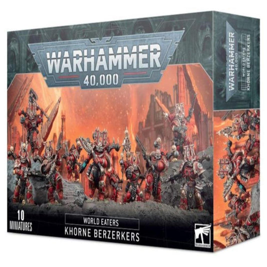 WARHAMMER 40k WORLD EATERS KHORNE BERZERKERS BOX