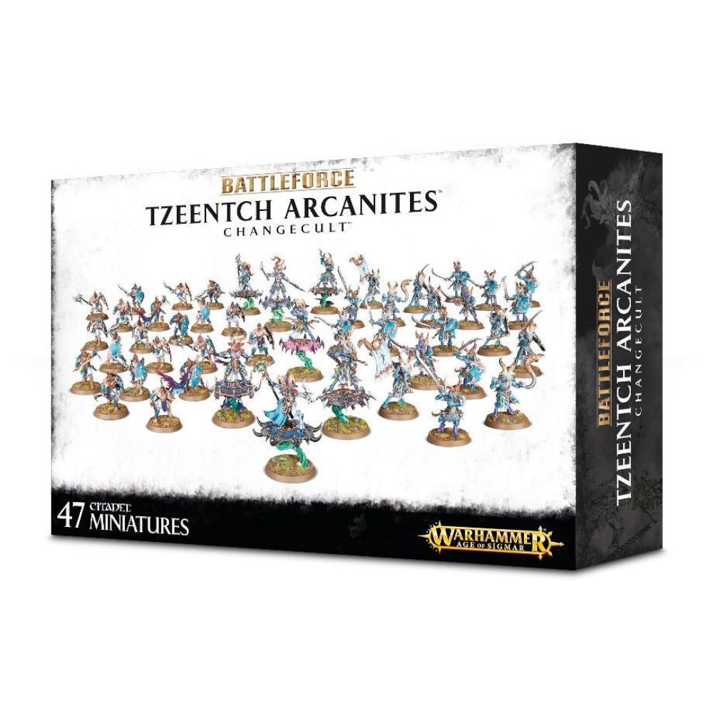 Warhammer Age Of Sigmar Battleforce Tzeentch Arcanites Changecult Box Front The Game Store