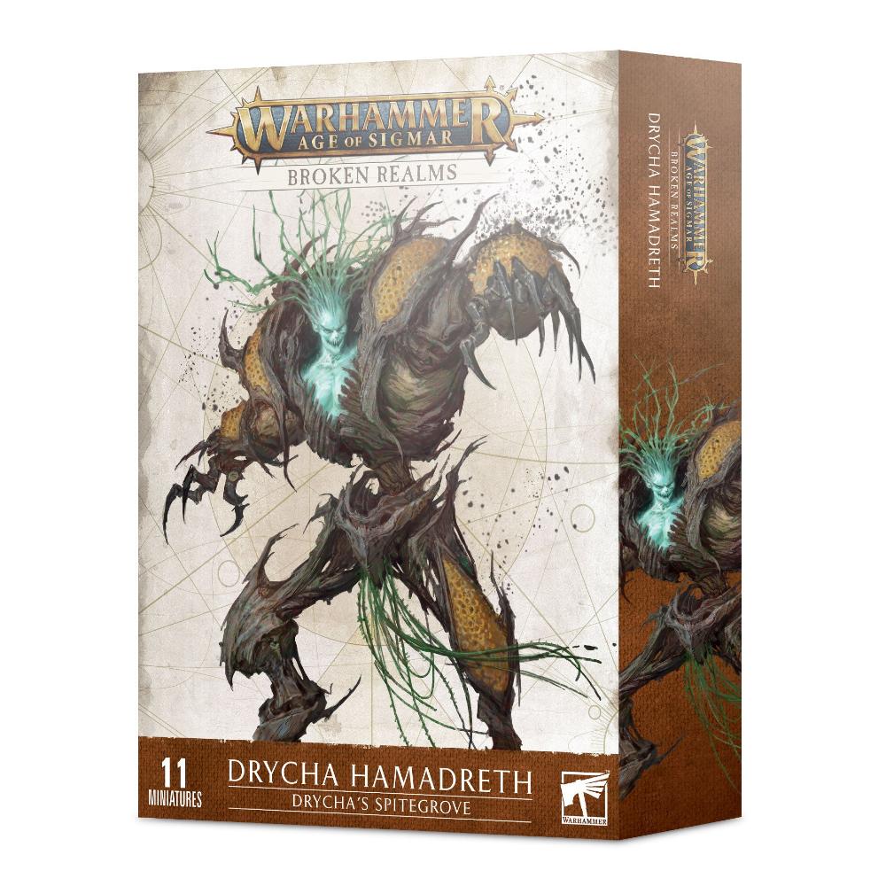 Warhammer Age Of Sigmar Broken Realms Drycha Hamadreth Drycha's Spitegrove Box Front The Game Store