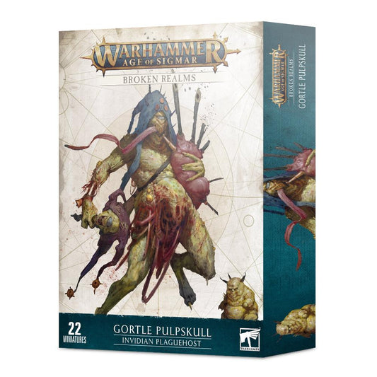 Warhammer Age Of Sigmar Broken Realms Gortle Pulpskull Invidian Plaguehost Box Front The Game Store