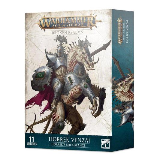 Warhammer Age Of Sigmar Broken Realms Horrek Venzai Horrek's Dreadlance Box Front The Game Store