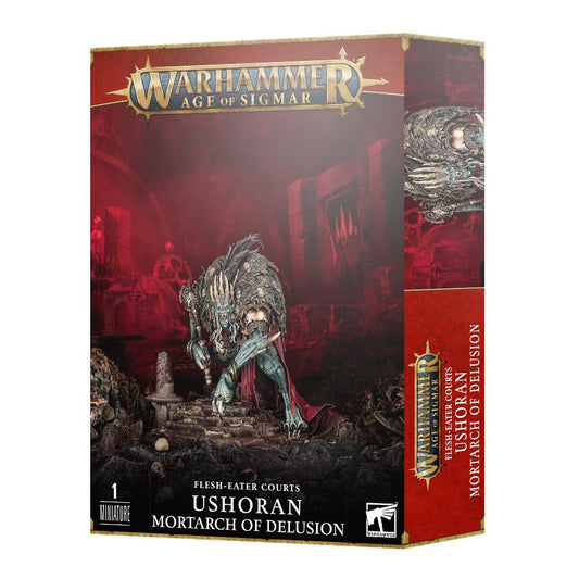 Warhammer Age Of Sigmar Flesh-Eater Courts Ushoran Mortarch Of Delusion Box Front