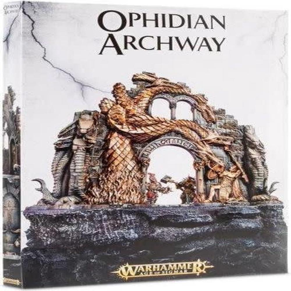 Warhammer Age Of Sigmar Ophidian Archway Box Front The Game Store