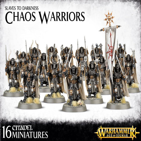 Warhammer Age Of Sigmar Slaves To Darkness Chaos Warriors Box Front The Game Store