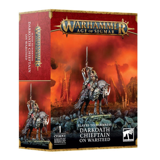 Warhammer Age Of Sigmar Slaves To Darkness Darkoath Chieftain On Warsteed The Game Store