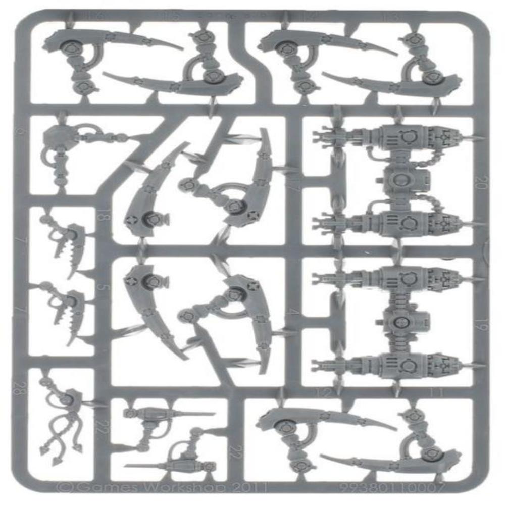 Games Workshop Necron Canoptek Spyder sprues