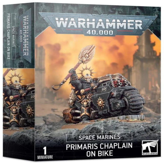 Warhammer: 40,000-Space Marines-Primaris Chaplain On Bike