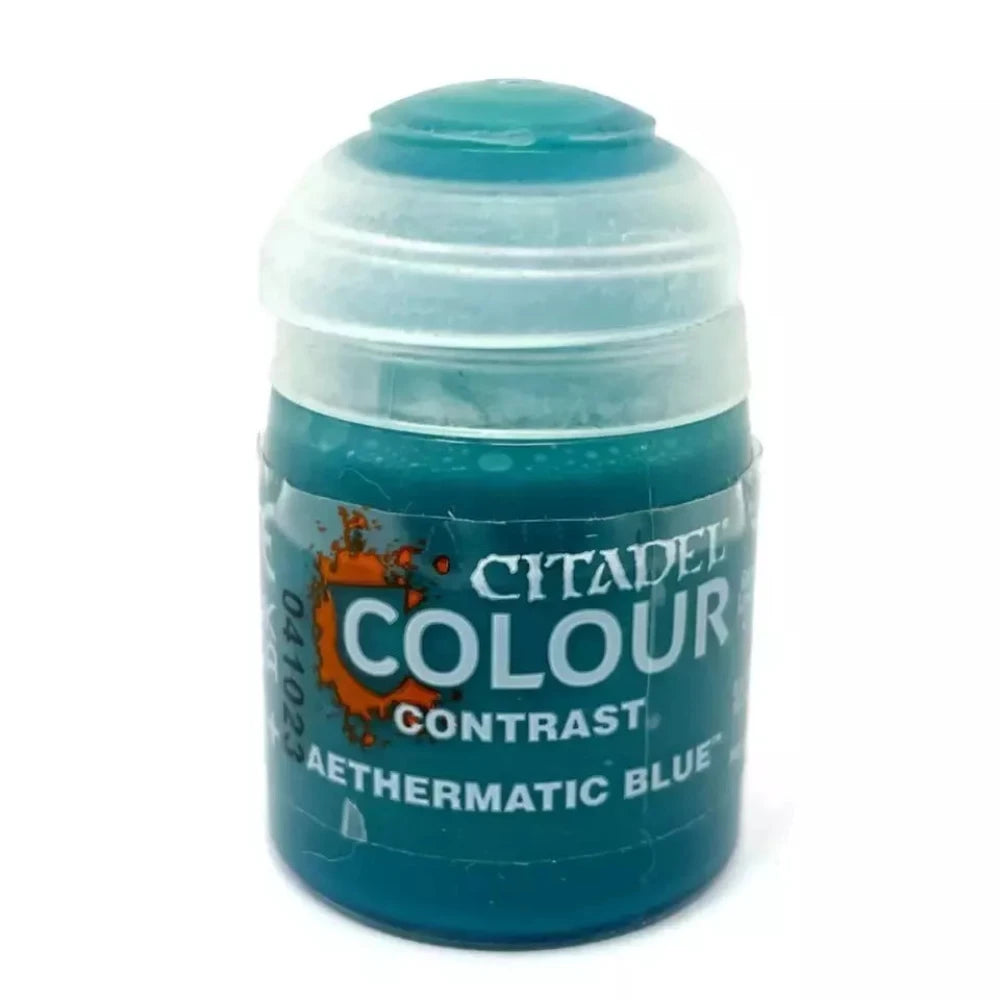 citadel colour contrast aethermatic blue warhammer miniatures paint