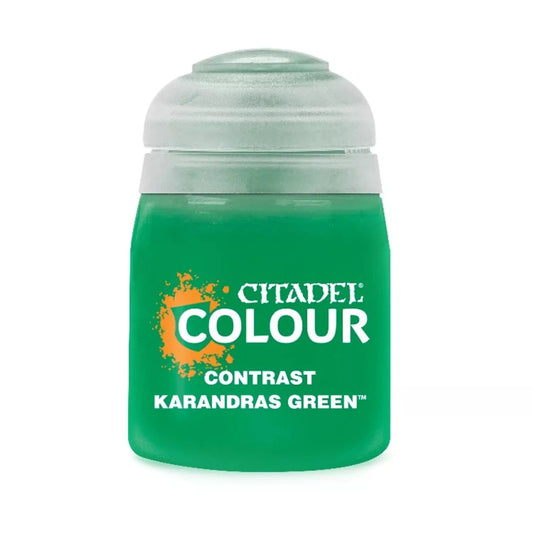 citadel colour contrast karandras green warhammer miniaures paint