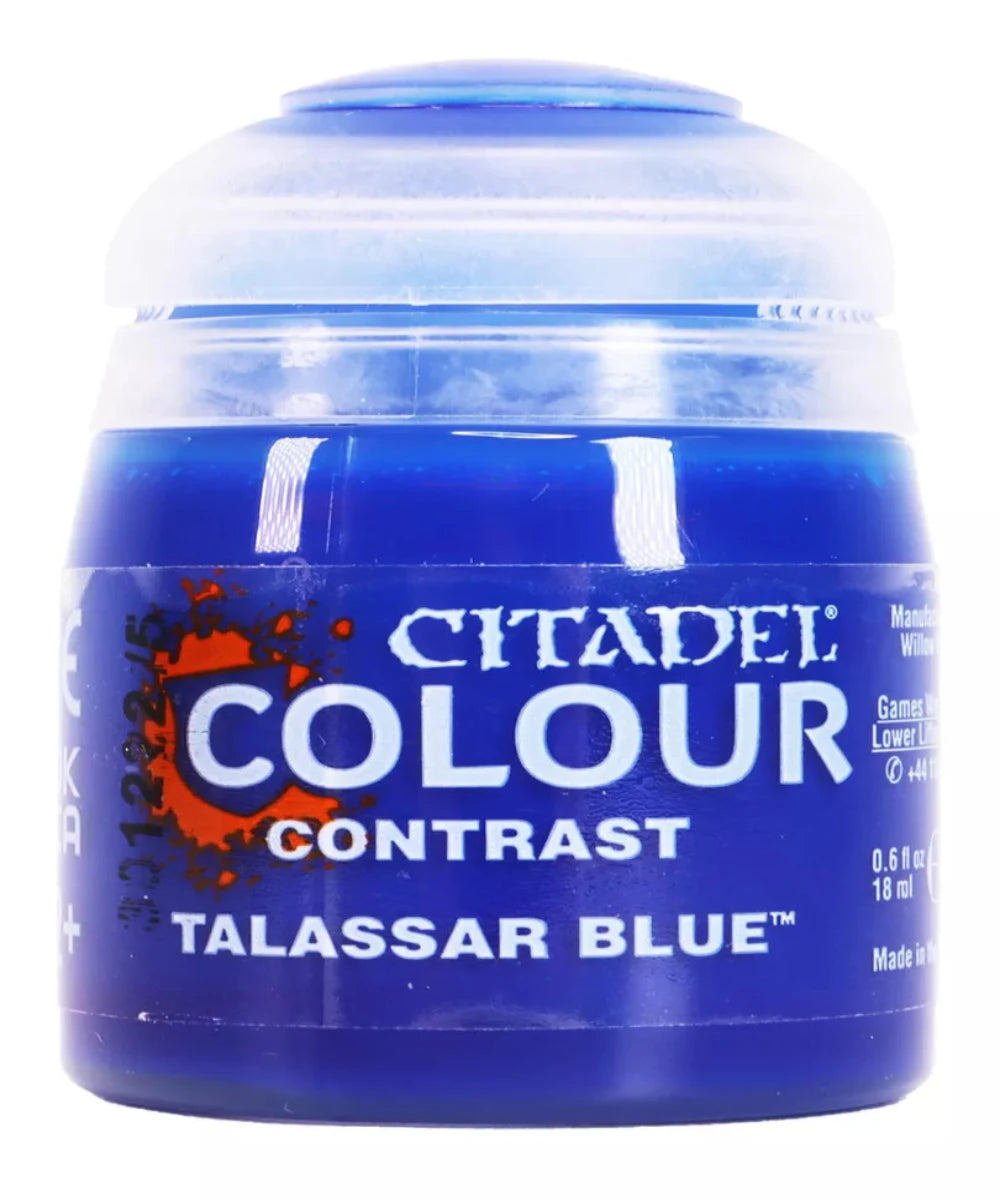 citadel colour contrast talassar blue warhammer paint