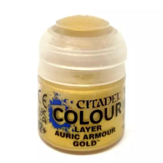 citadel collour layer auric armour gold warhammer miniatures paint