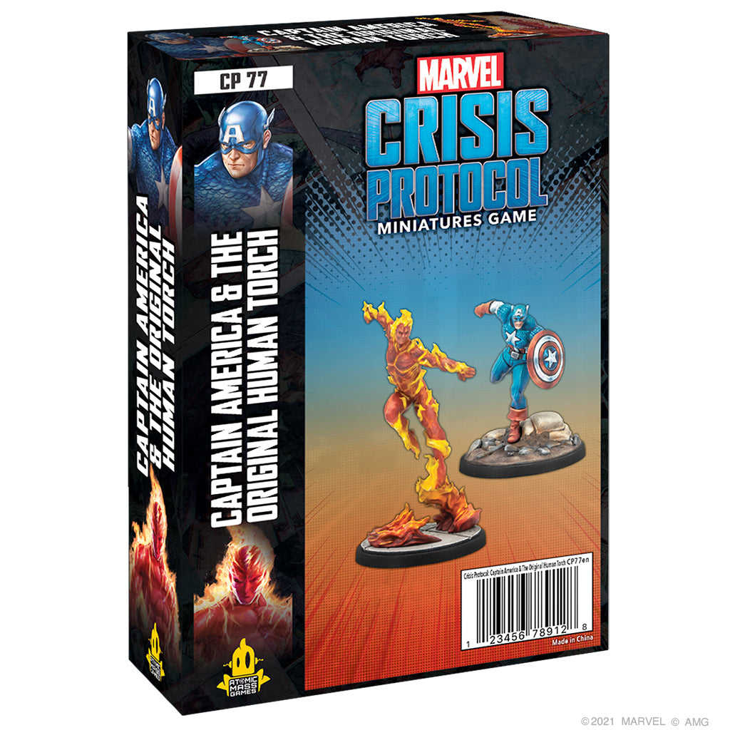 Marvel Crisis Protocol: Captain America & The Original Human Torch