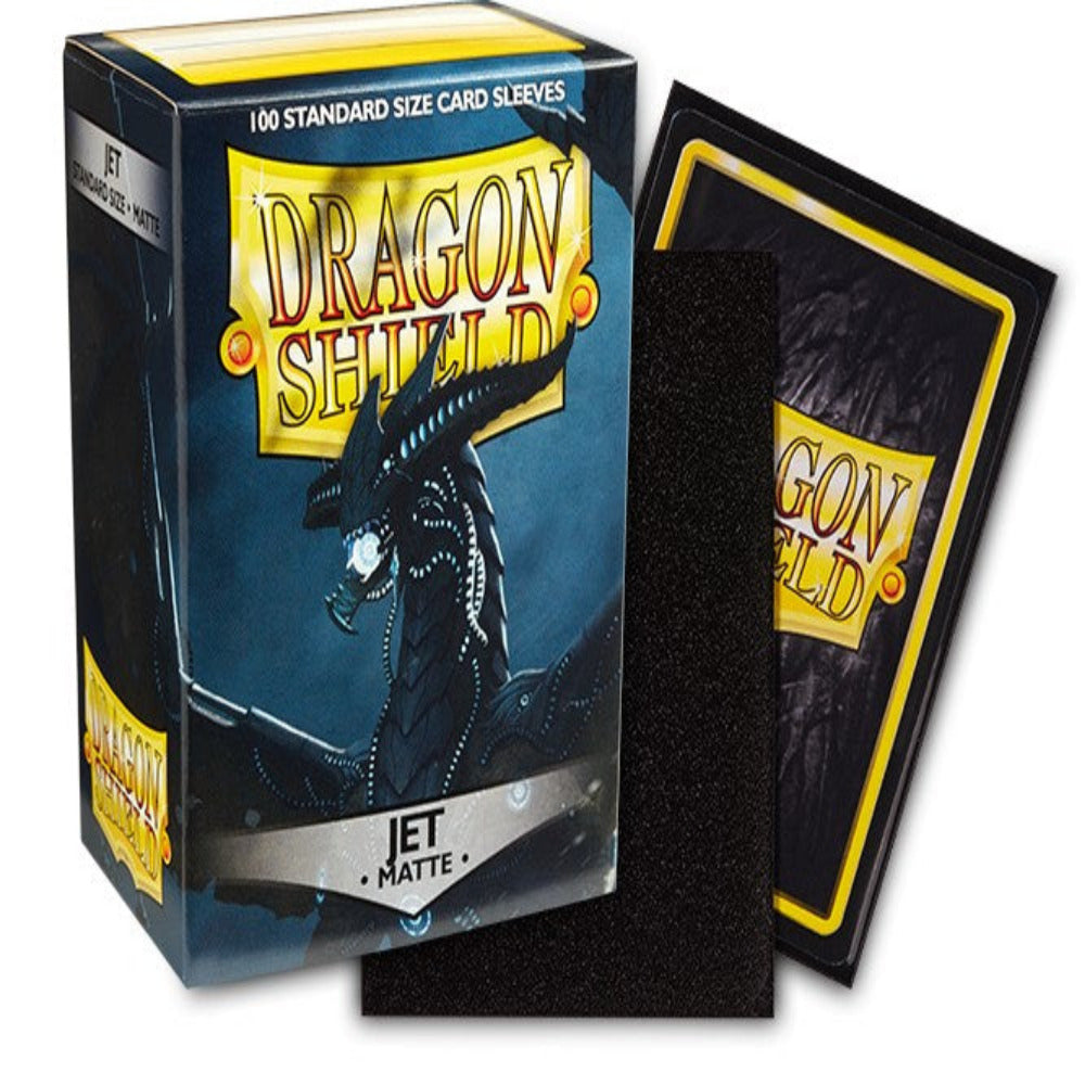 dragon shield jet matte card sleeves