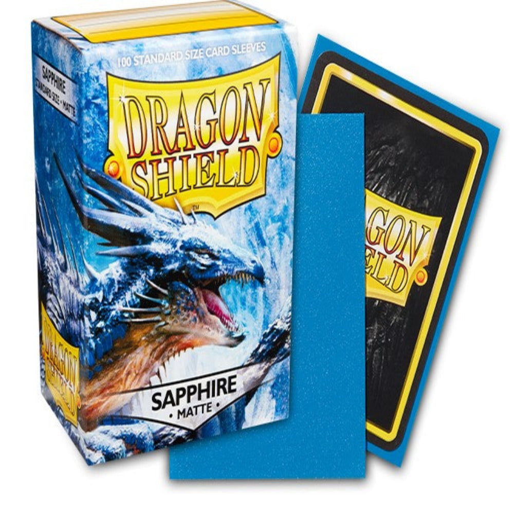 dragon shield sapphire matte card sleeves