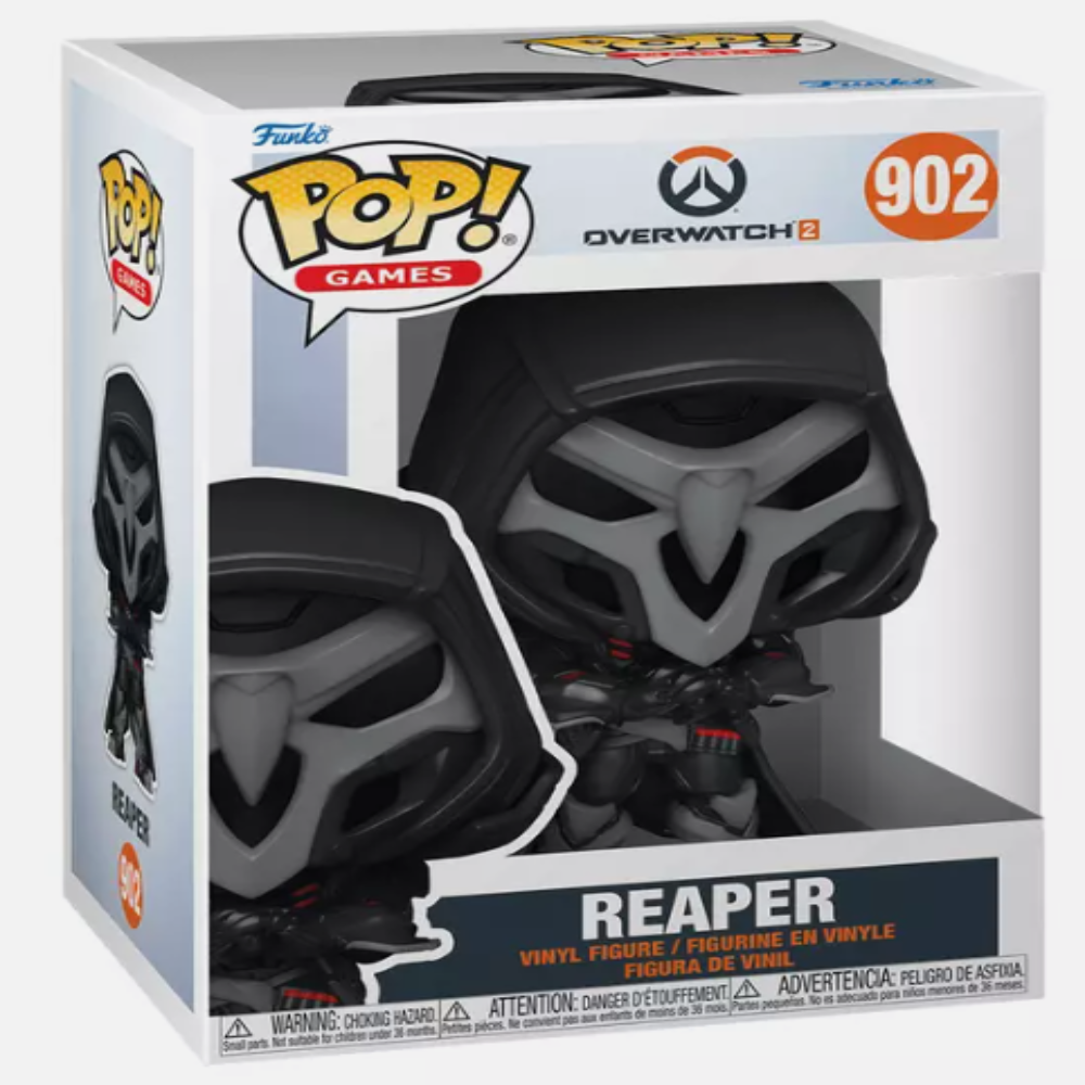 FUNKO POP! GAMES OVERWATCH 2 REAPER 902 BOX FONT