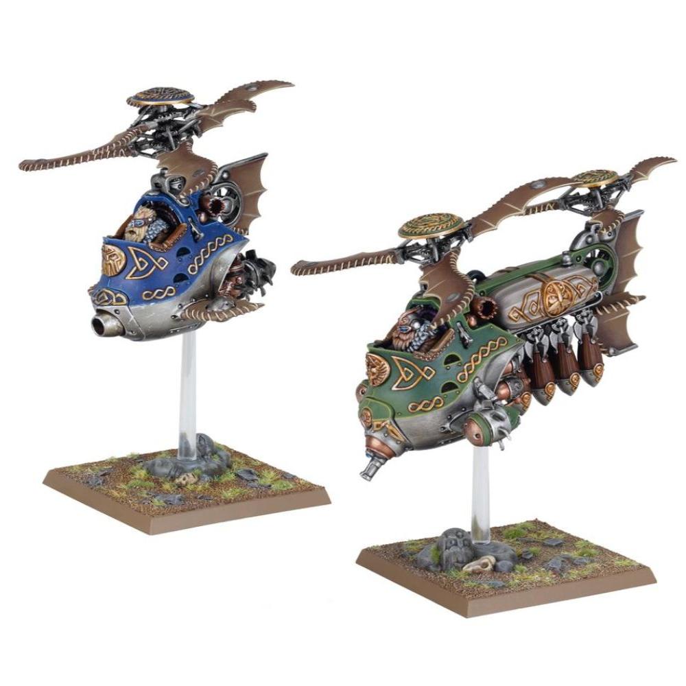 Warhammer the Old World Dwarf Gyrocopters Games Workshop Citadel painted miniatures