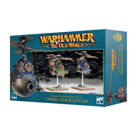 Warhammer the Old World Dwarf Gyrocopters Games Workshop Citadel miniatures