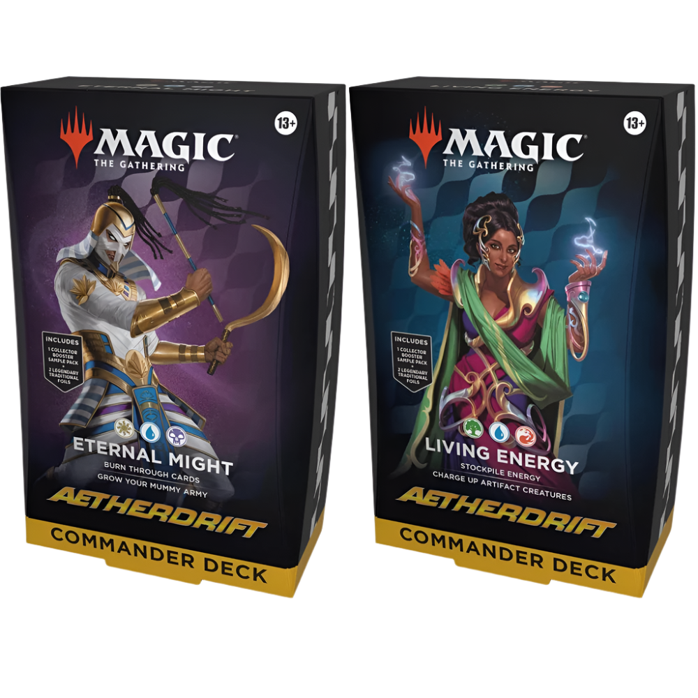 magic gathering aetherdrift commander deck living energy eternal might