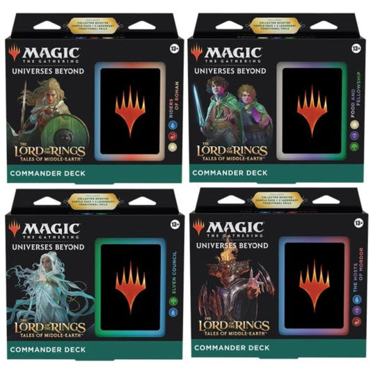 Magic the gathering lord of the rings commander decks