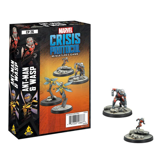 Marvel crisis protocol miniatures game Ant-Man Wasp box front