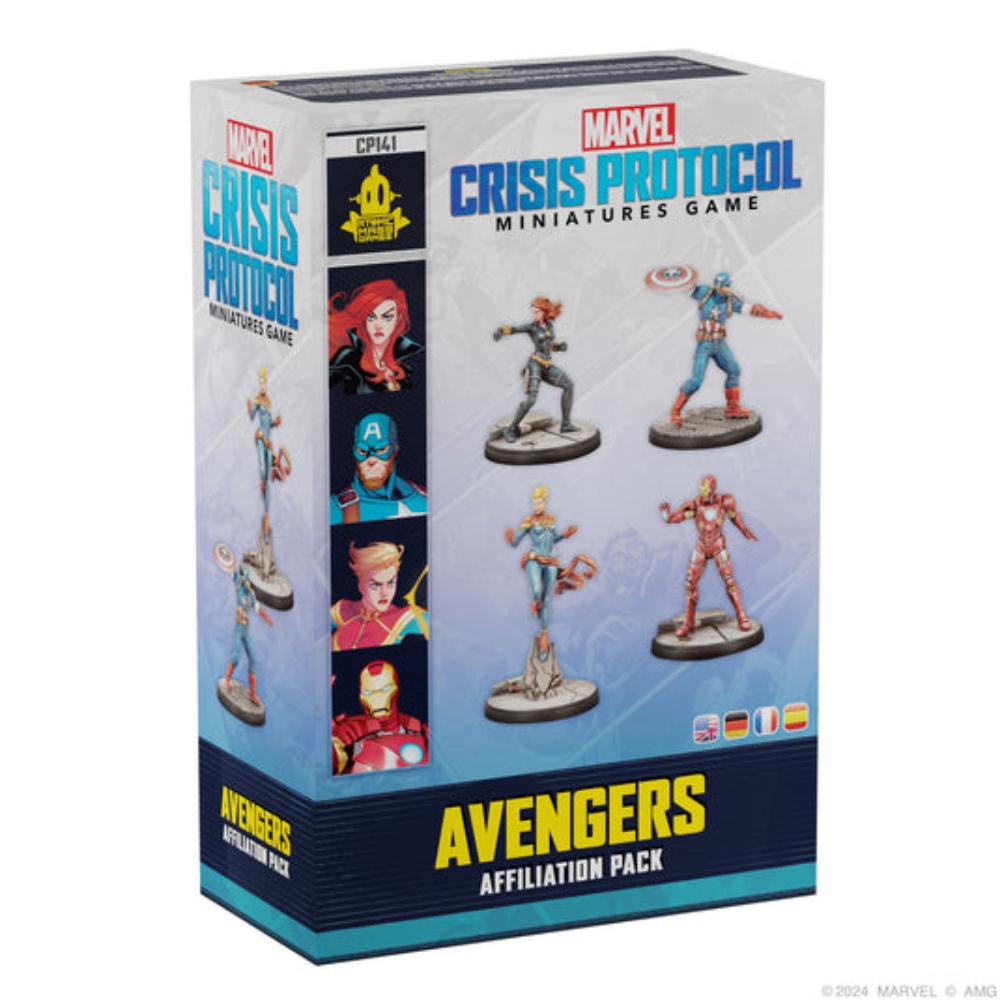 Marvel characters Avengers Atomic Mass Games miniatures affiliation pack